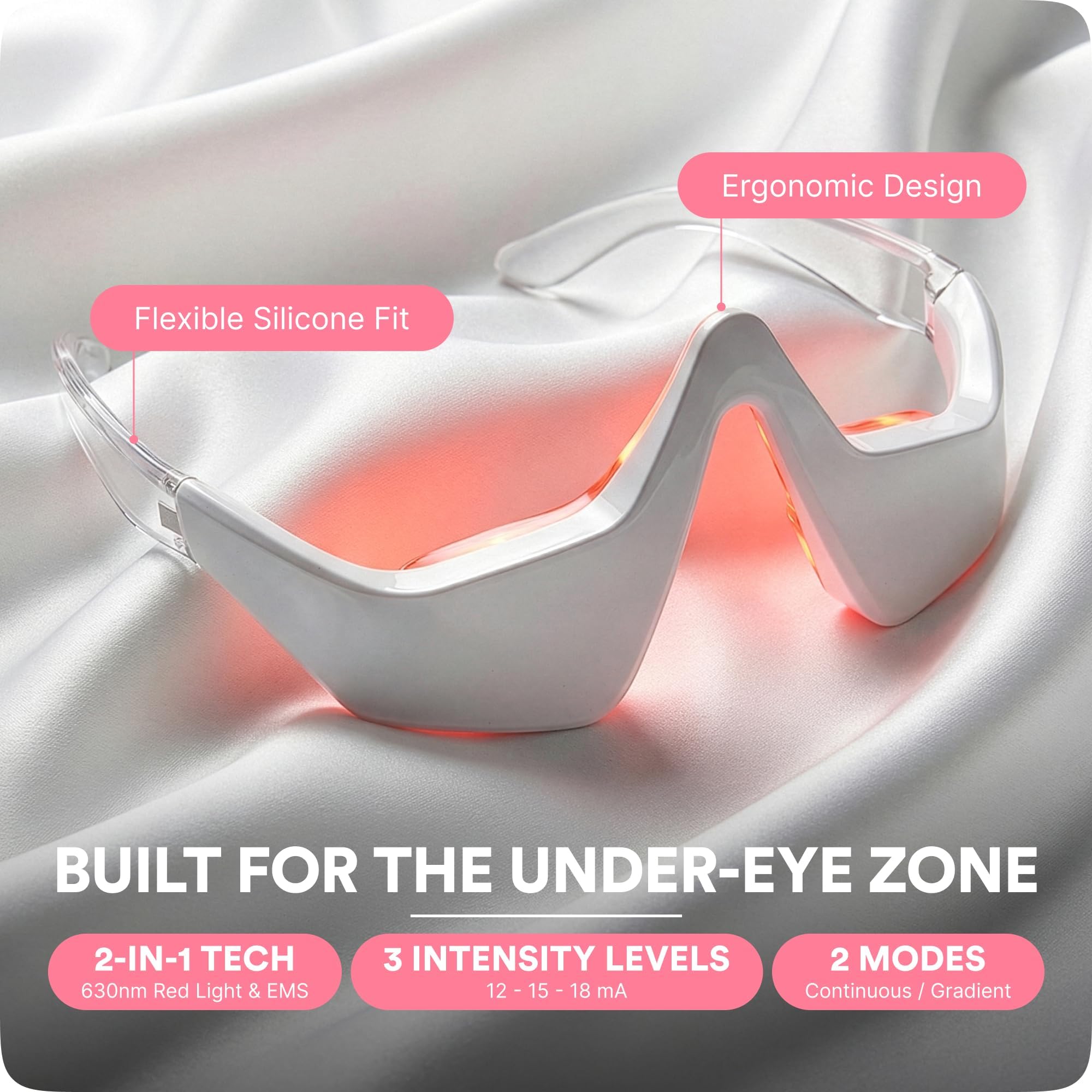 RevitalEyes light-based tool with branding close-up