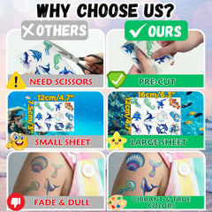 under the sea tattoo designs pre-cut
