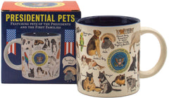 The Unemployed Philosophers Guild Presidential Pets Mug 12 oz gift box