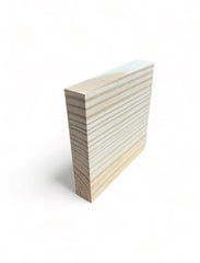 Unfinished pine wood blocks 6x6 1 3/8 inch pack of 4 for crafts