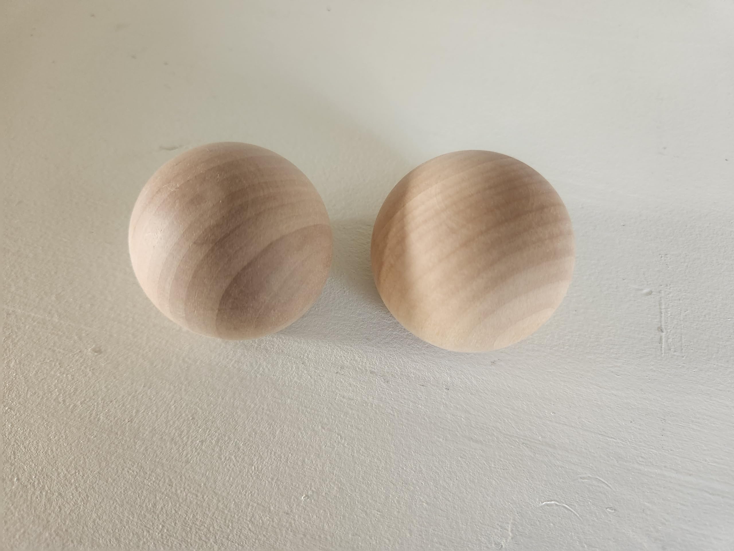 Natural hard wood dowel cap end for 1-1/4 inch dowel rod