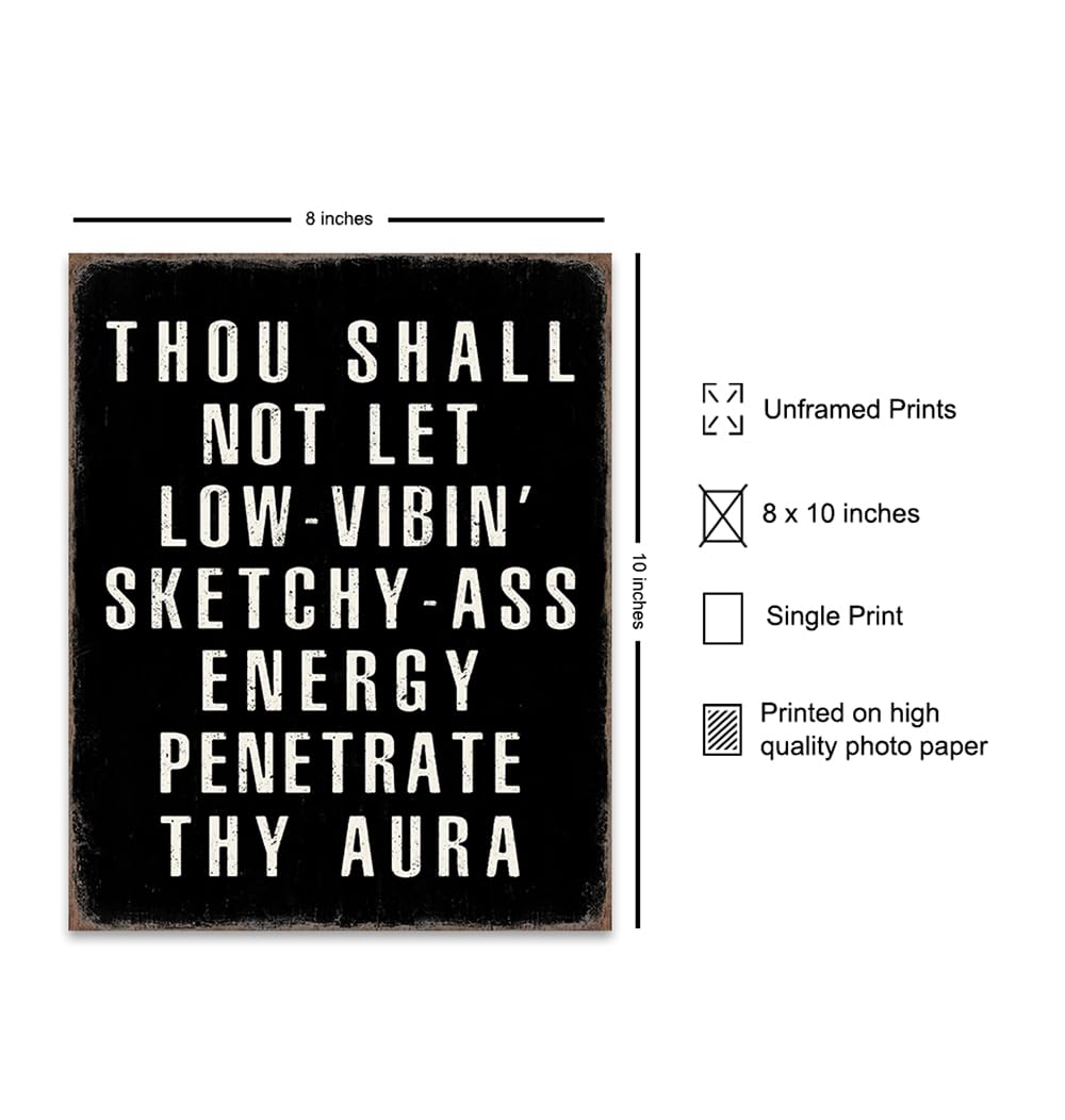 Unframed 8x10 wall art print suitable for home office
