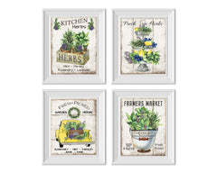 Unframed 8x10 herb wall art canvas prints for wall display