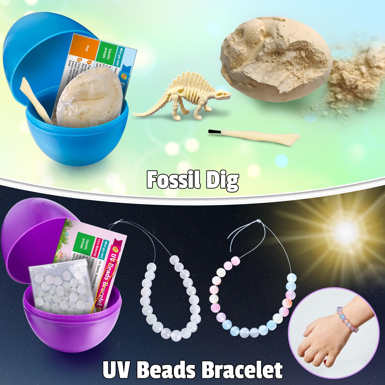 UNGLINGA Easter gifts for boys and girls science kit in basket