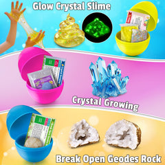 UNGLINGA kids science kit for Easter gift basket with egg shaped kits