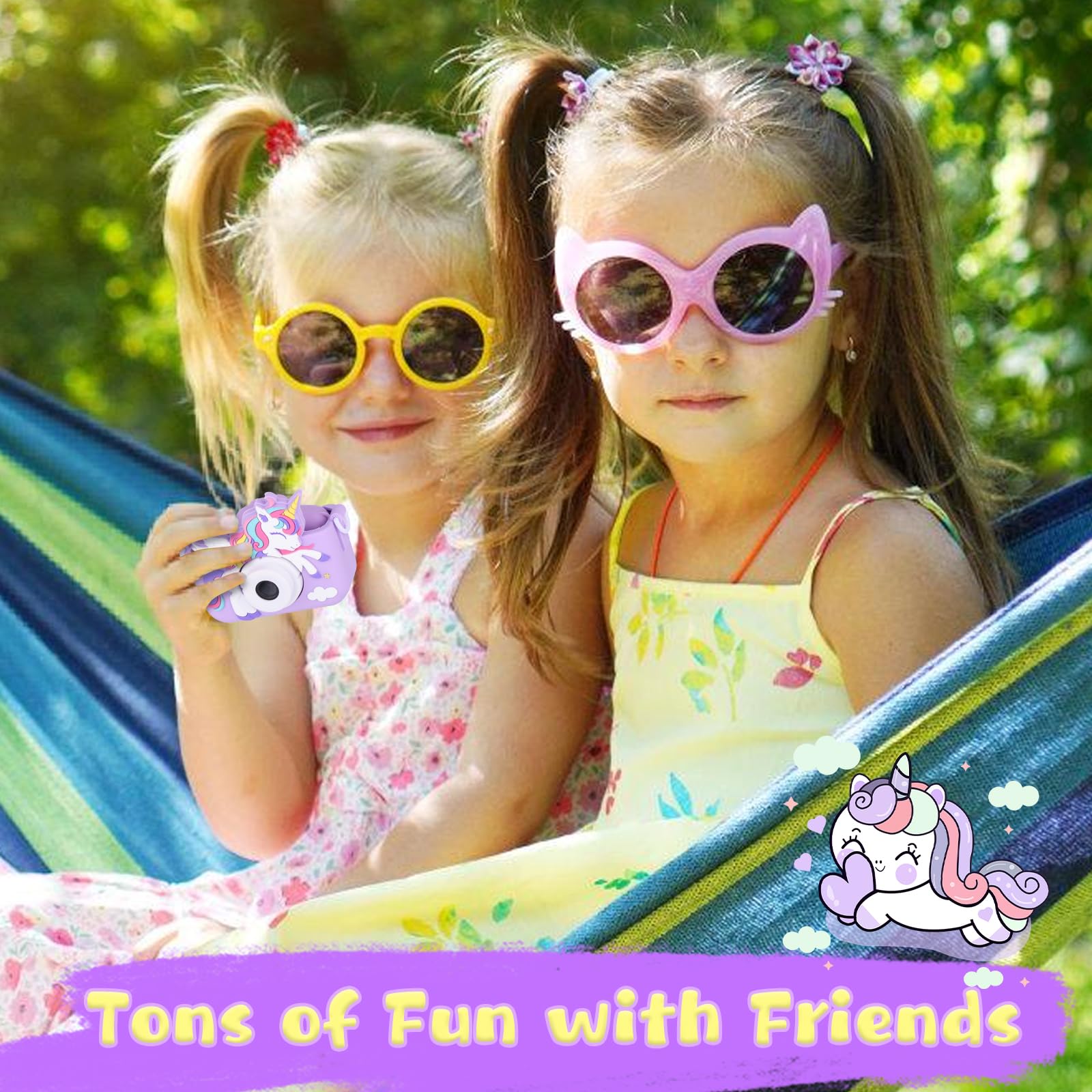 Unicorn Toys Camera charges in 1.5 hours for 4-6 hours use