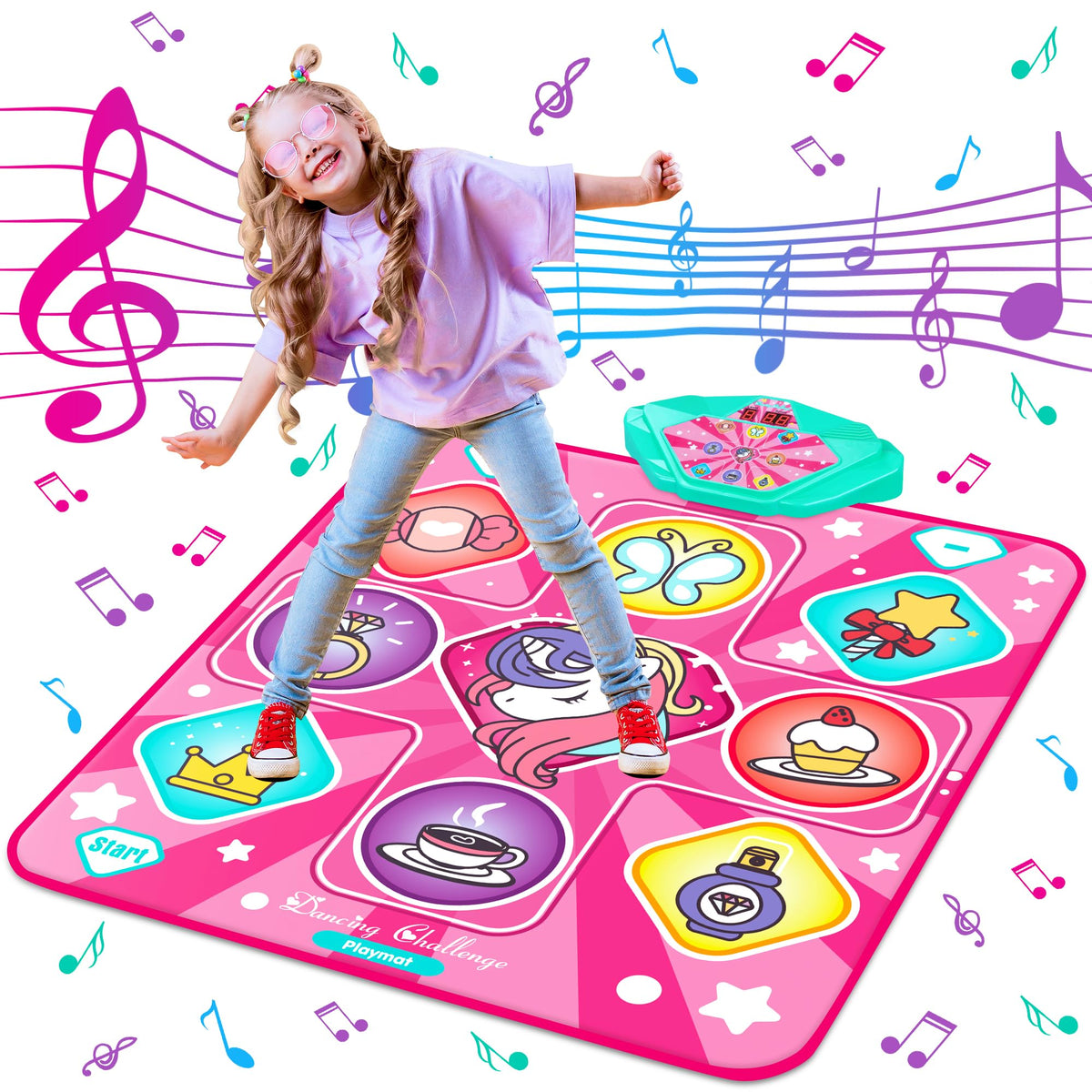 Unicorn Dance Mat for Girls product image