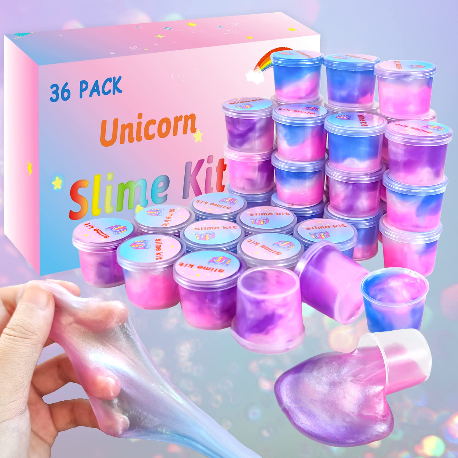 unicorn party favors slime suitable for kids