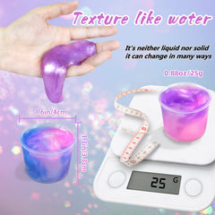 unicorn slime kit for kids with galaxy design
