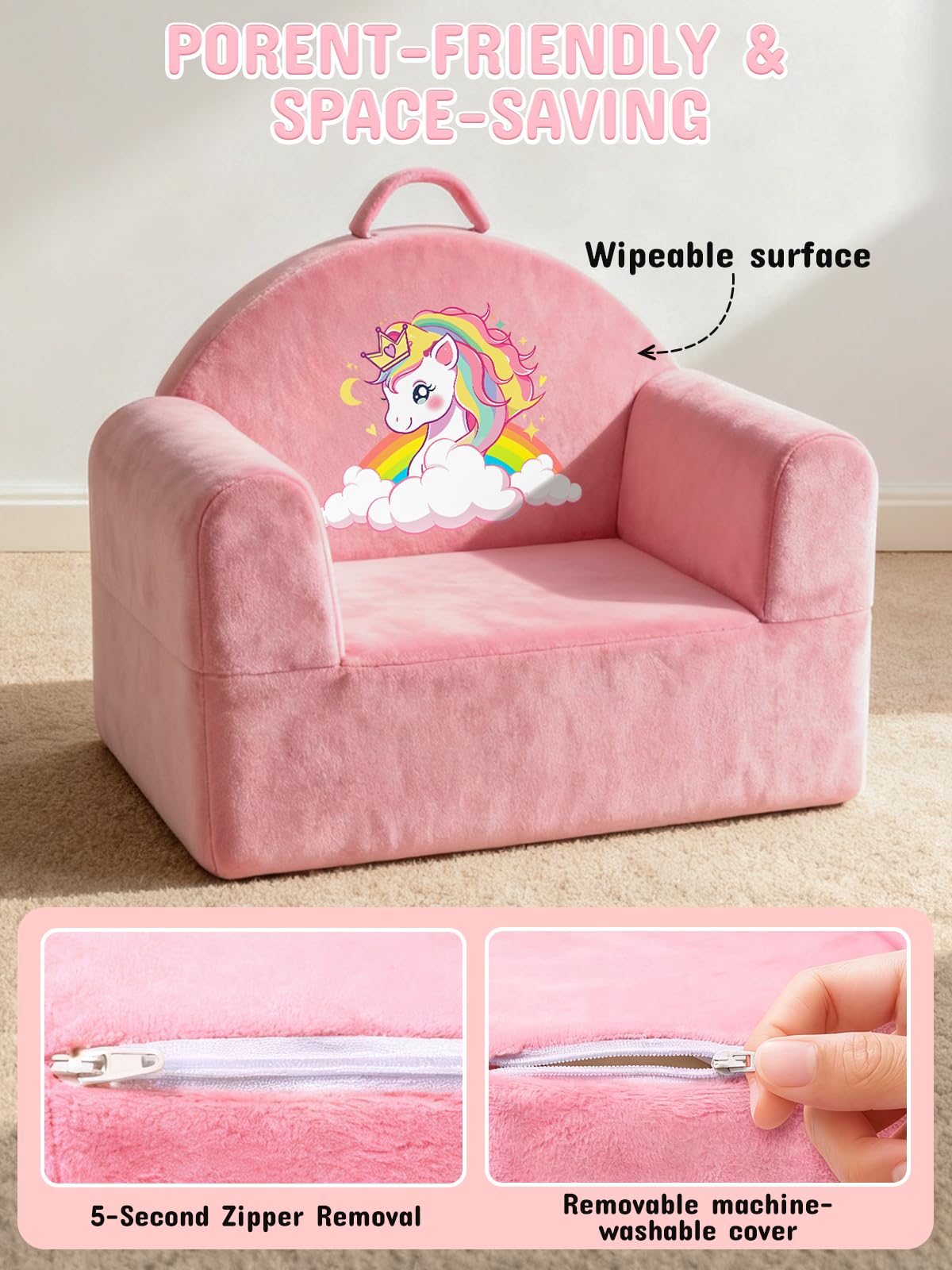 reinforced backrest high-density sponge laapee chair