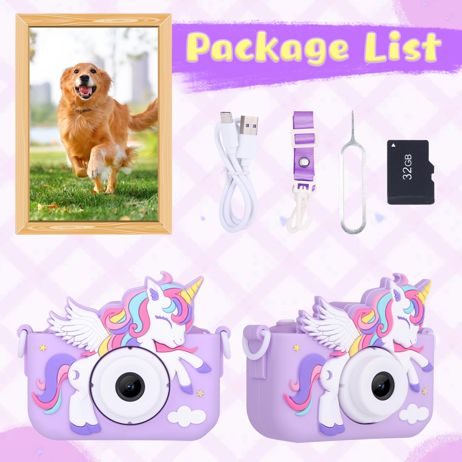 Unicorn Toys Camera MP3 player and 5 educational games