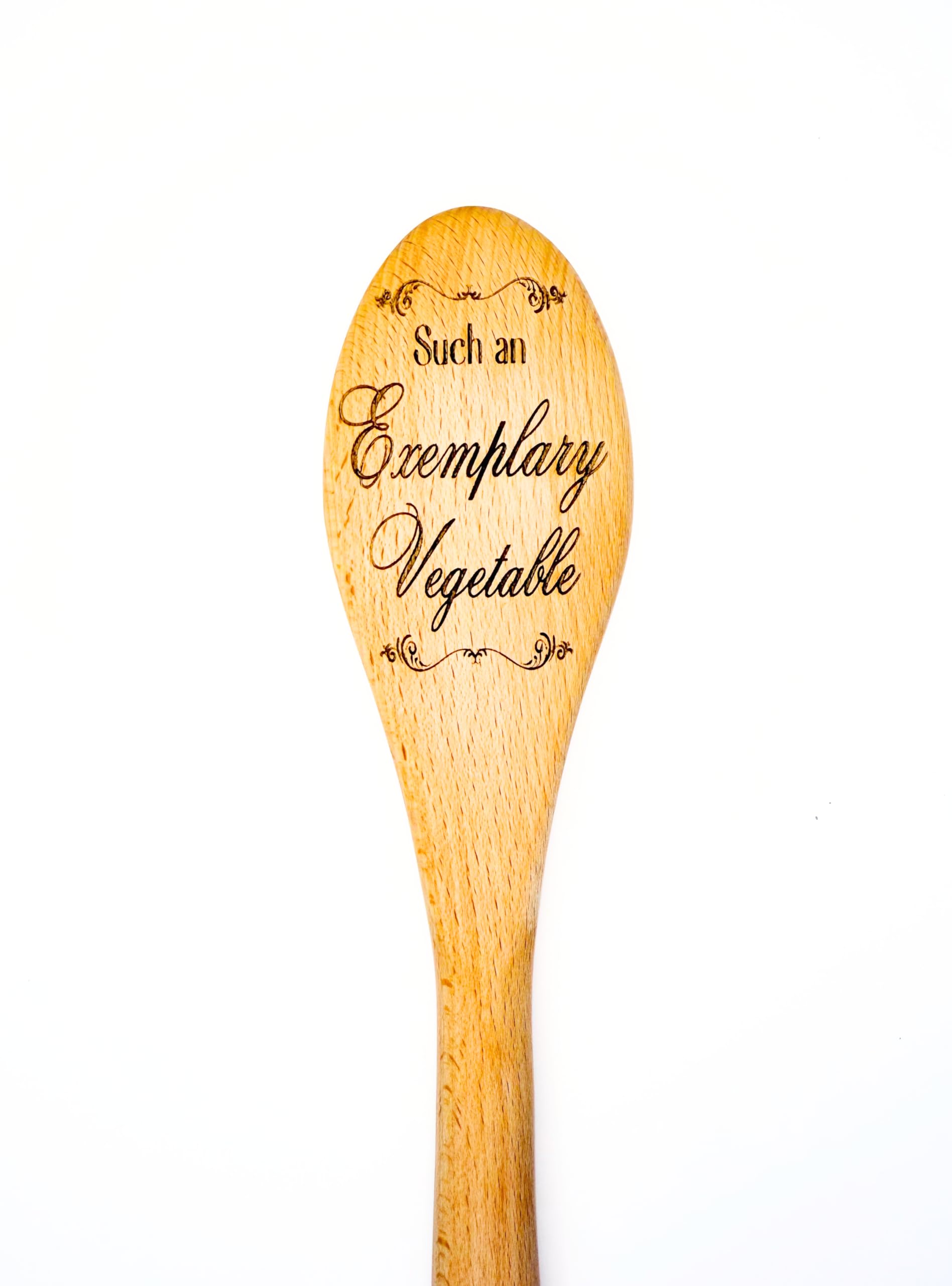 Unique austenite gift spoon for literary home cooks