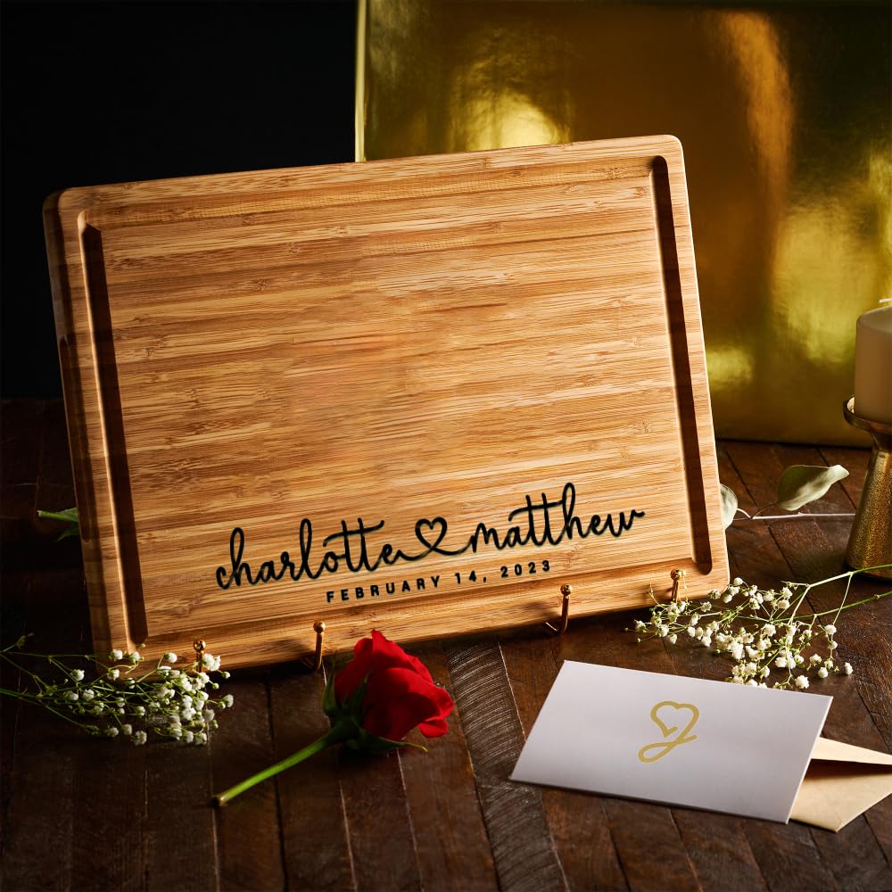 Beautiful custom design cutting board as a gift
