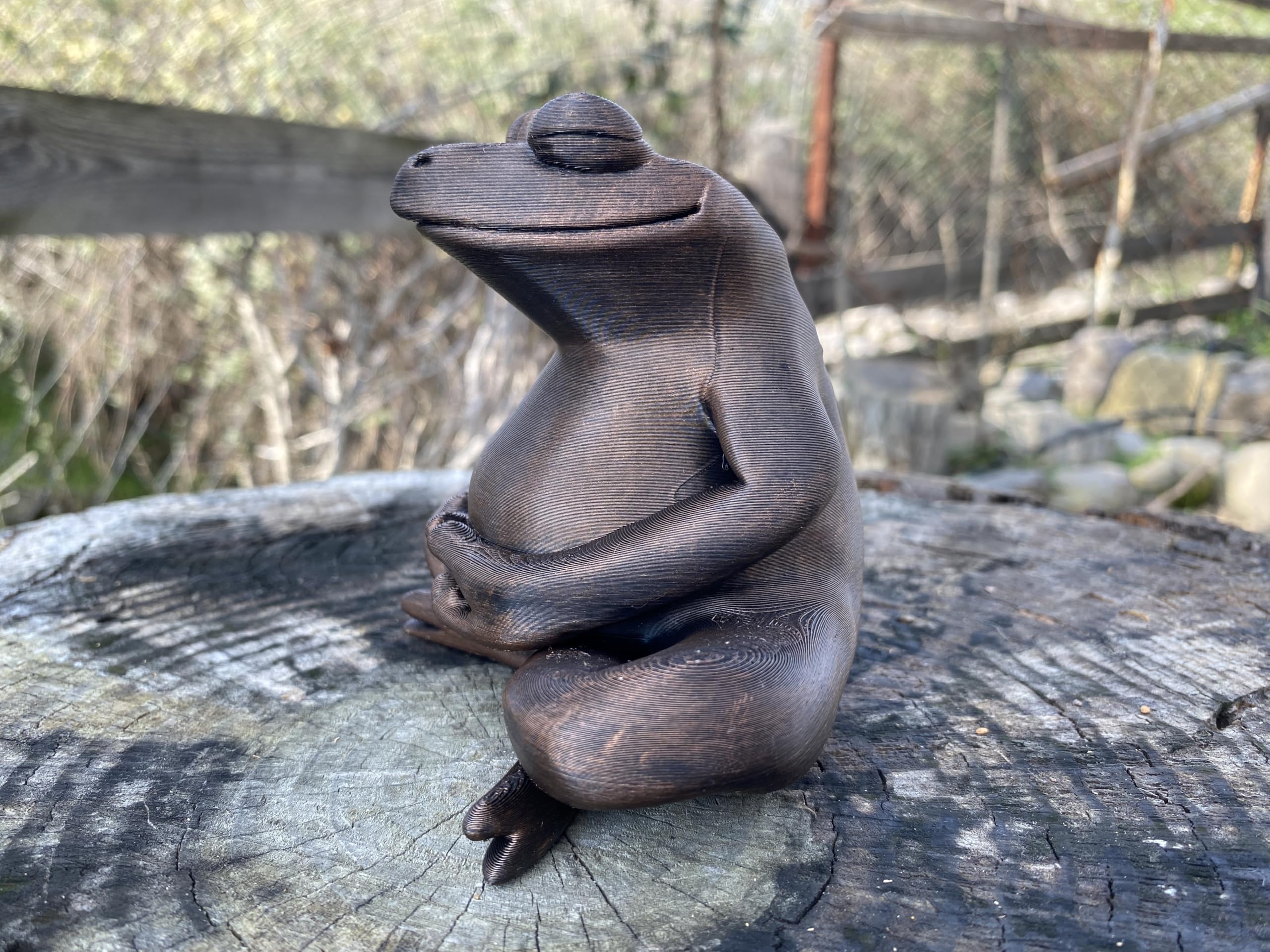 Relaxation and Mindfulness Decor frog figurine