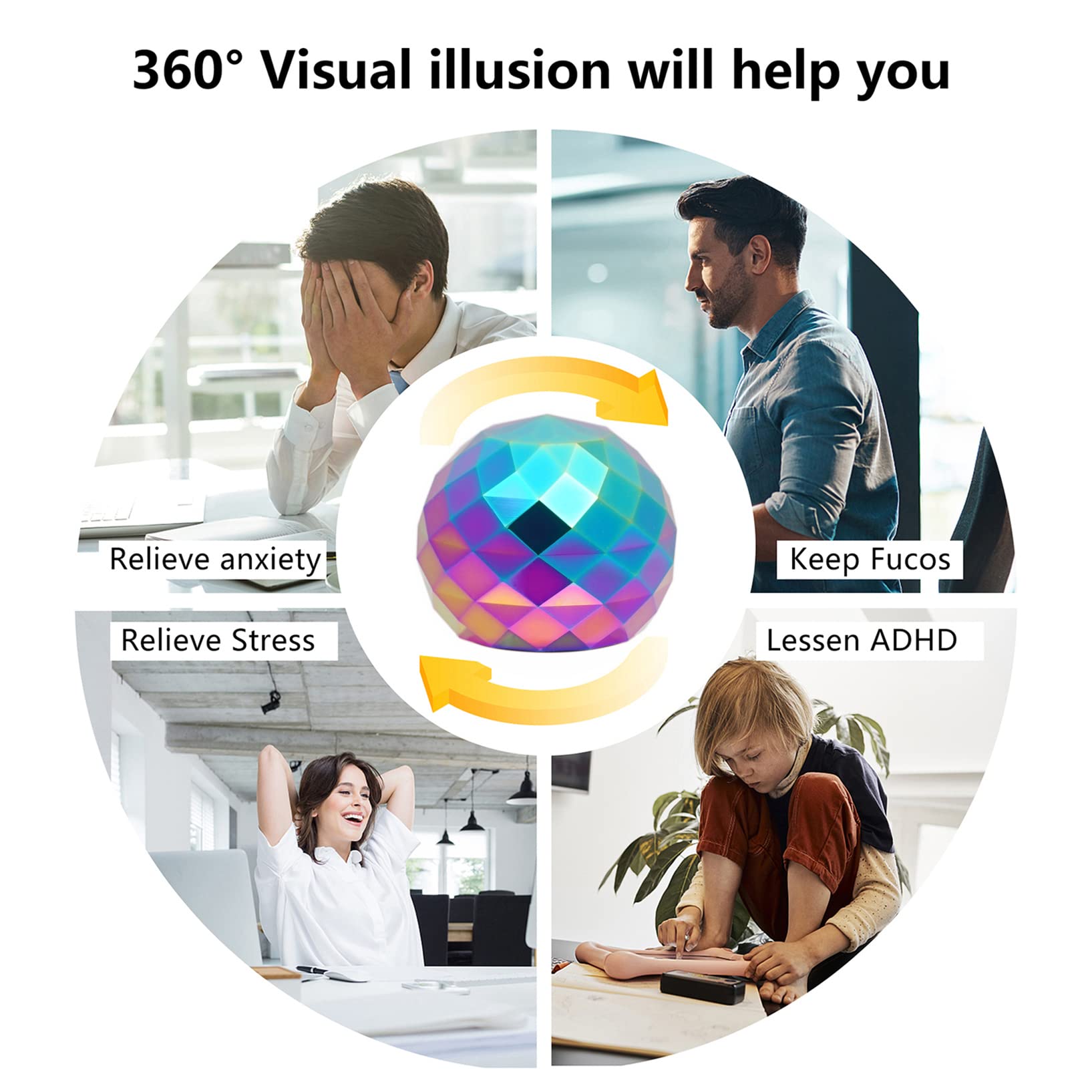 Unique gift idea featuring hypnotic optical illusion