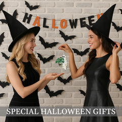 Ghost decor gift with message card for Halloween