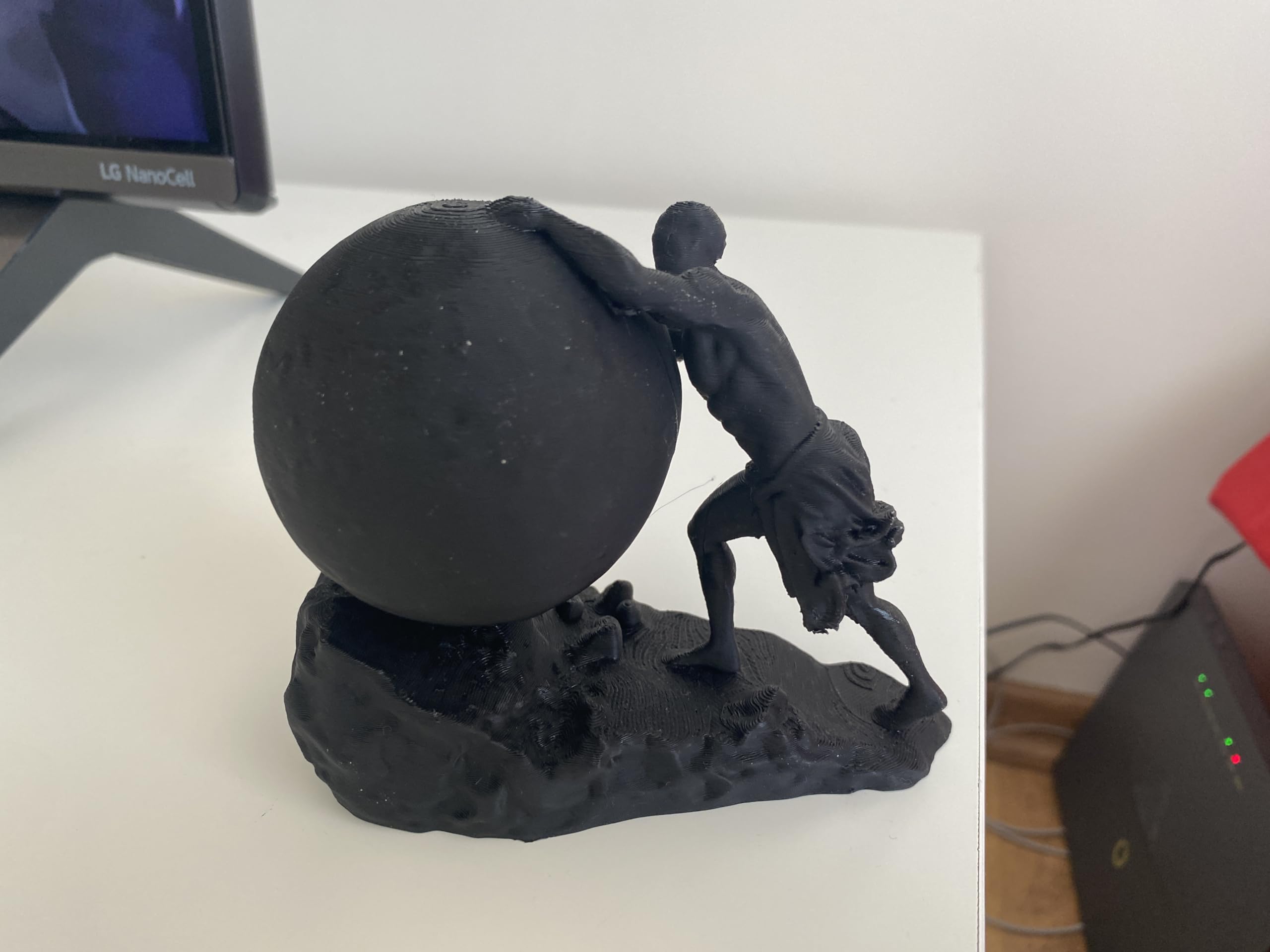 Unique handmade PLA art figurine