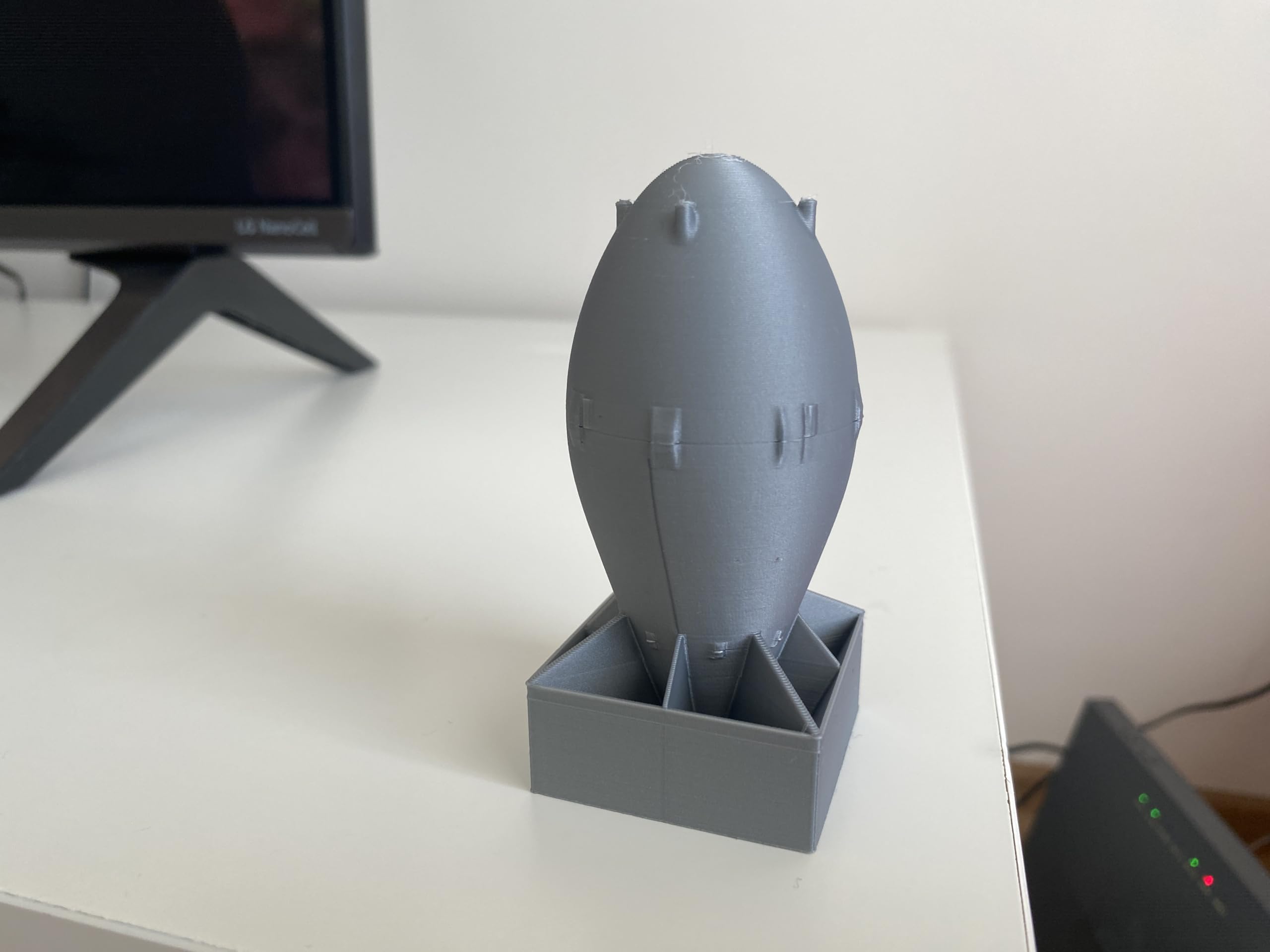 Unique military history collectible for shelves