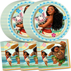 Unique Moana birthday decorations kit packaging