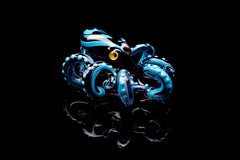 Compact octopus pendant with dimensions 2.3x1.4x2 inches