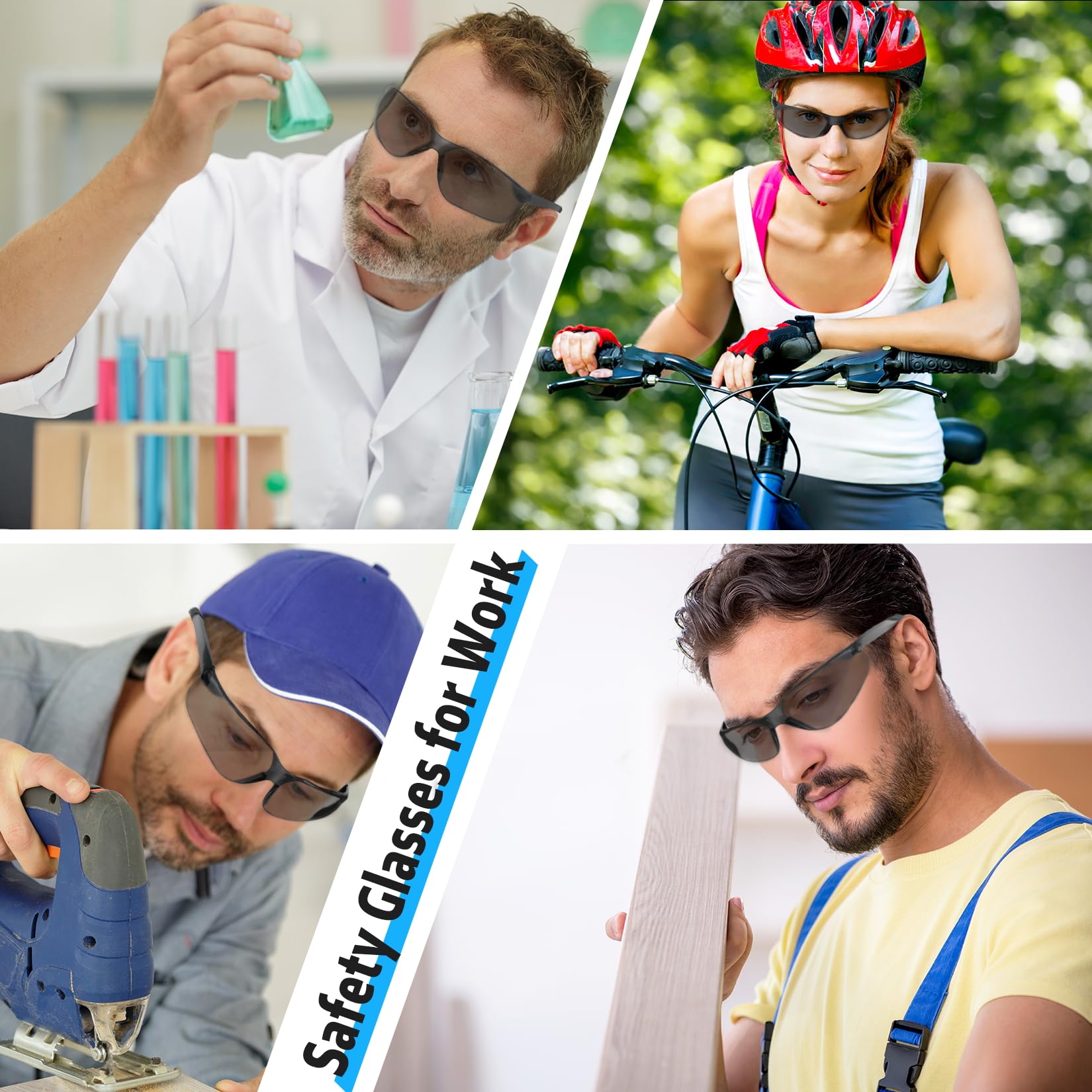 Polycarbonate lens Salfboy safety glasses 30 pairs