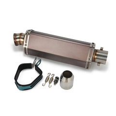 Universal 1.5-2in inlet exhaust muffler image for 38-51mm pipes