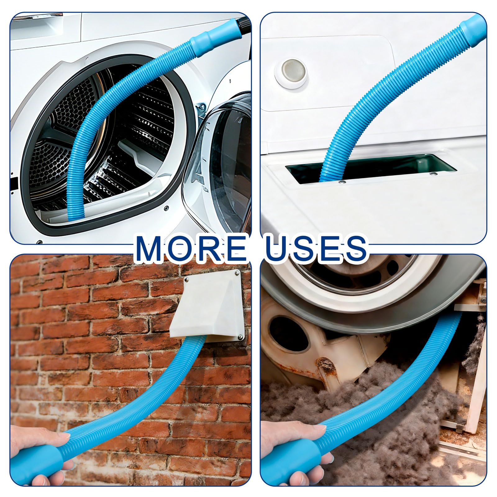 Universal connector compatible with most vacuum cleaners