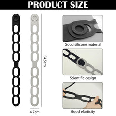 Universal crock pot lid holder strap in two-tone colors