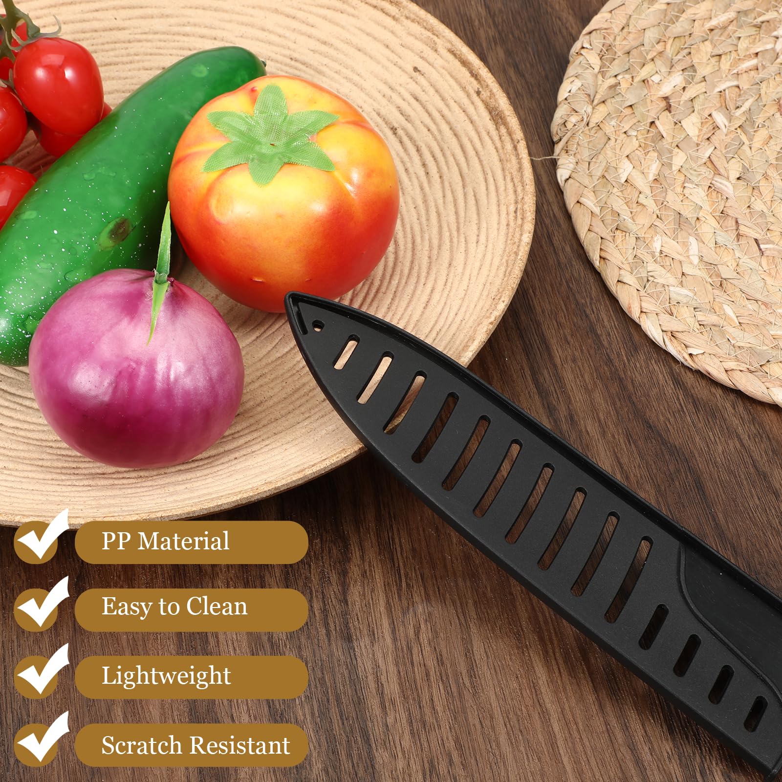 Ventilated knife sheath with textured exterior for grip
