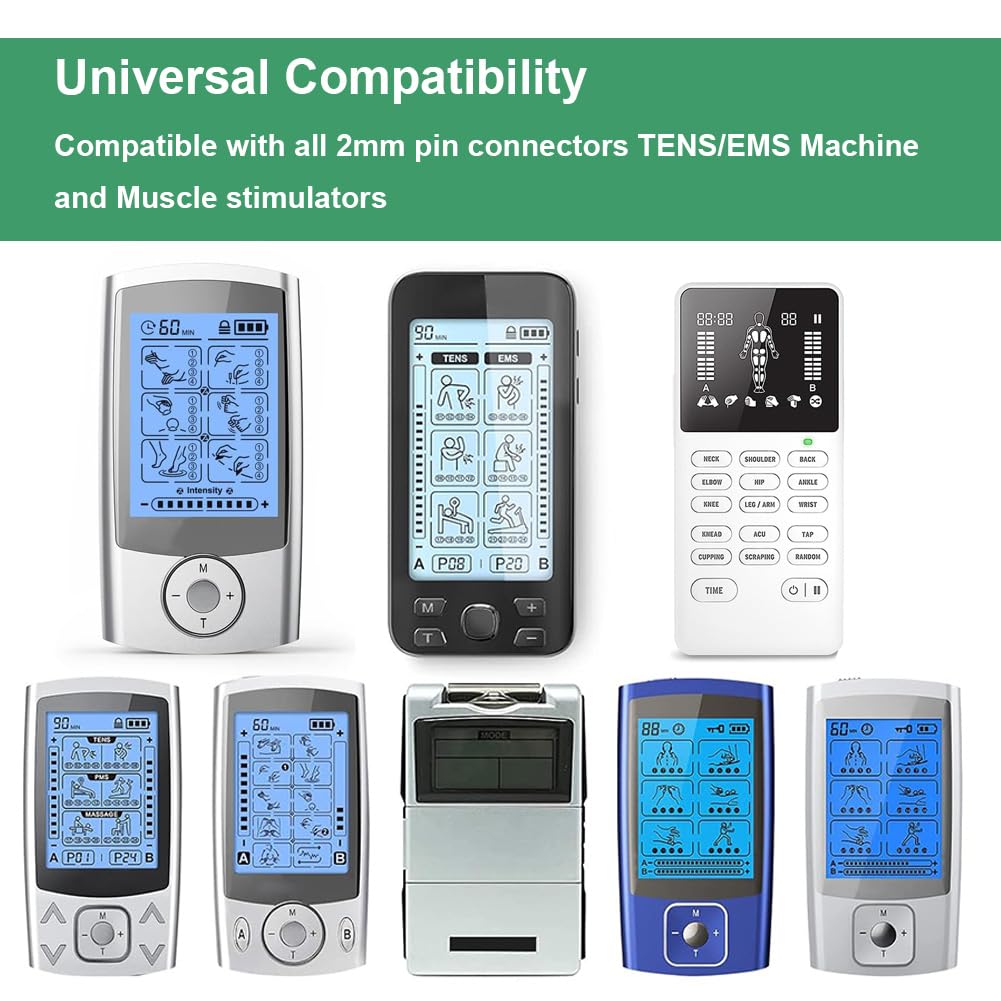 Reusable TENS electrode pads up to 50 uses