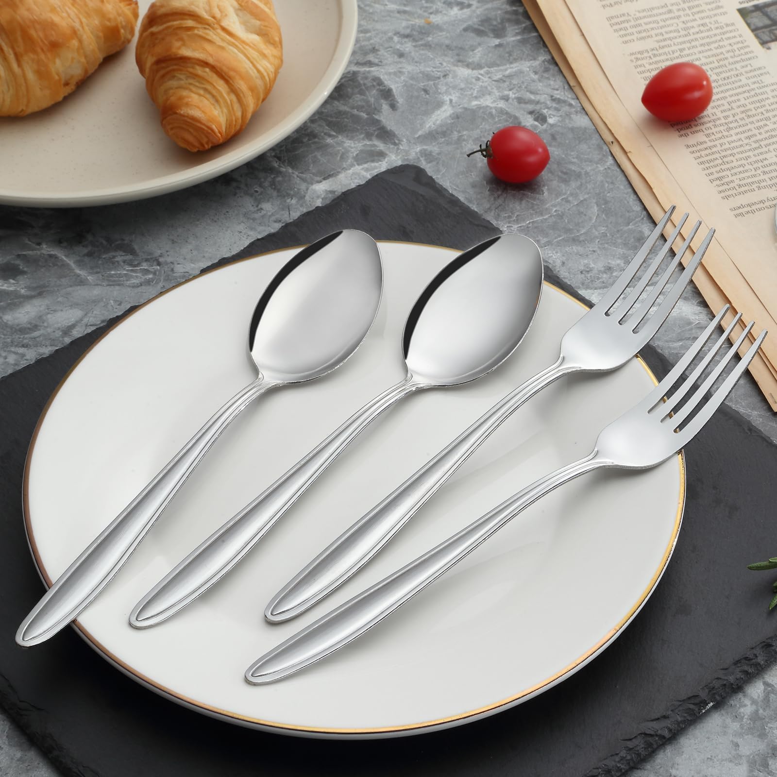 Dishwasher safe Unokit silverware set