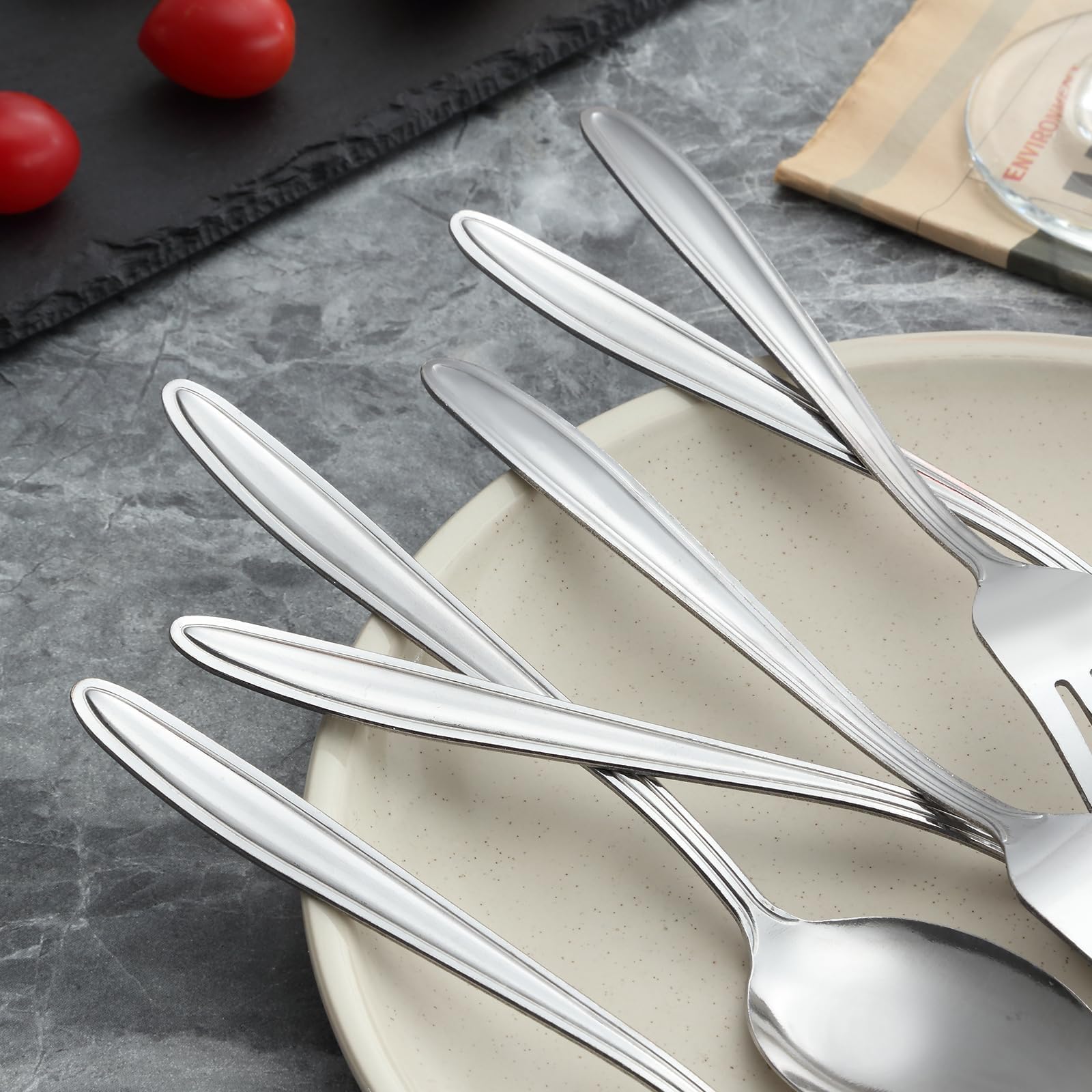 Food-grade stainless steel silverware by Unokit