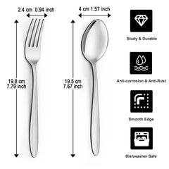 12 forks in Unokit silverware set