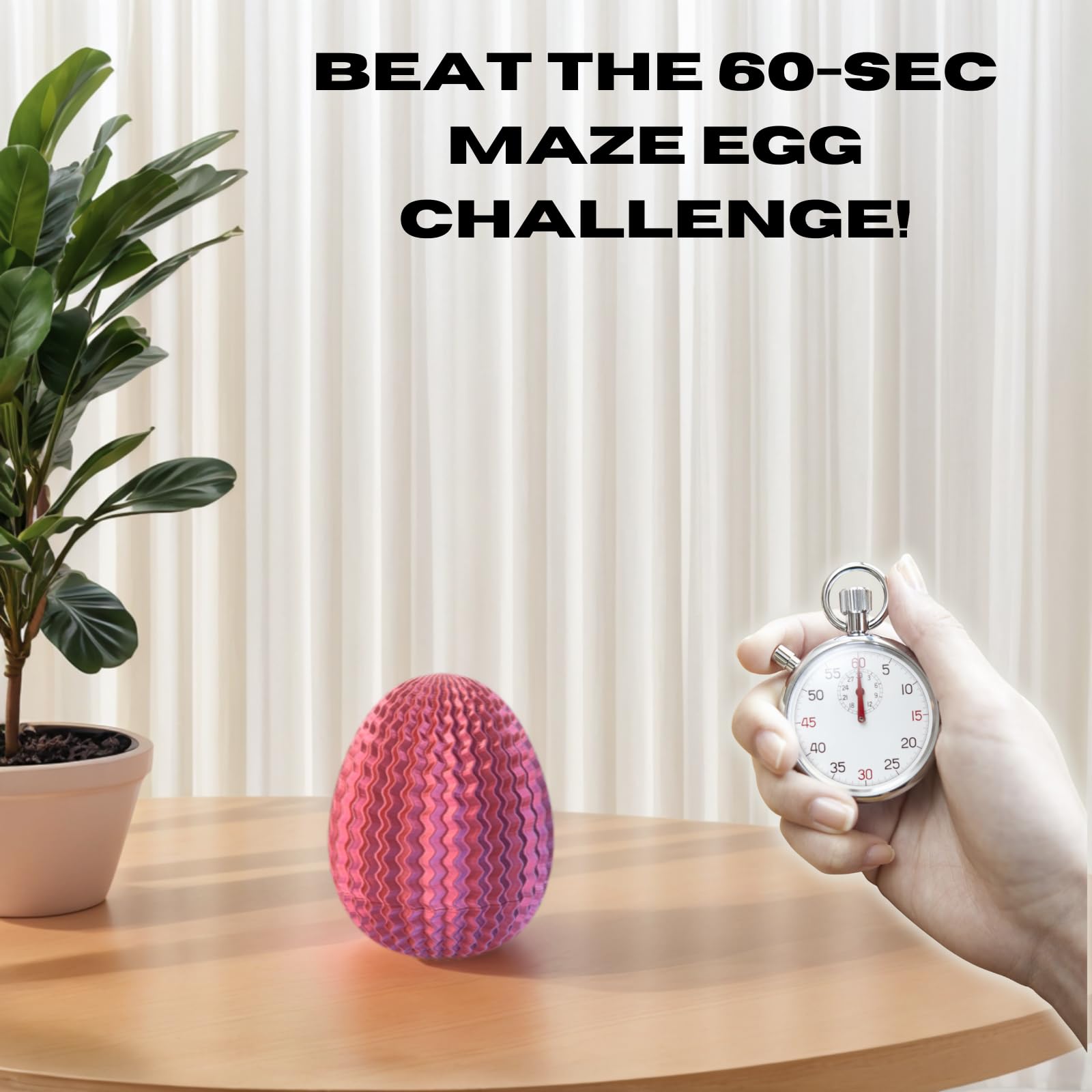 UNORGEE egg shaped cash maze puzzle box gift for kids and teens