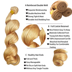 Honey Blonde and #27 Blonde color bundles