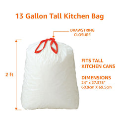 Basics 10% post-consumer recycled trash bags eco friendly