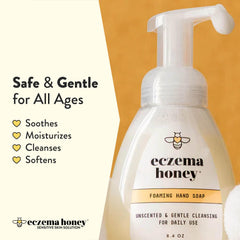 Hydrating hand soap with organic honey and nourishing oils