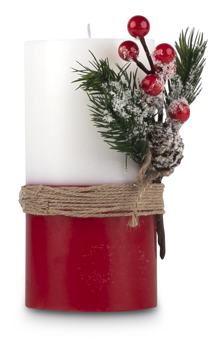 Unscented or scented 3x6 pillar candles