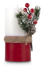 Unscented or scented 3x6 pillar candles