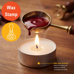 Unscented tealights by PAMI white color for ambiance