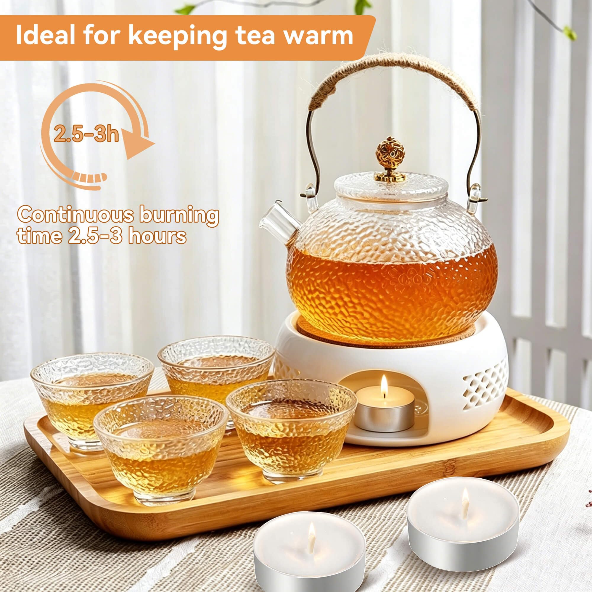 Tea light candles for weddings parties and spa