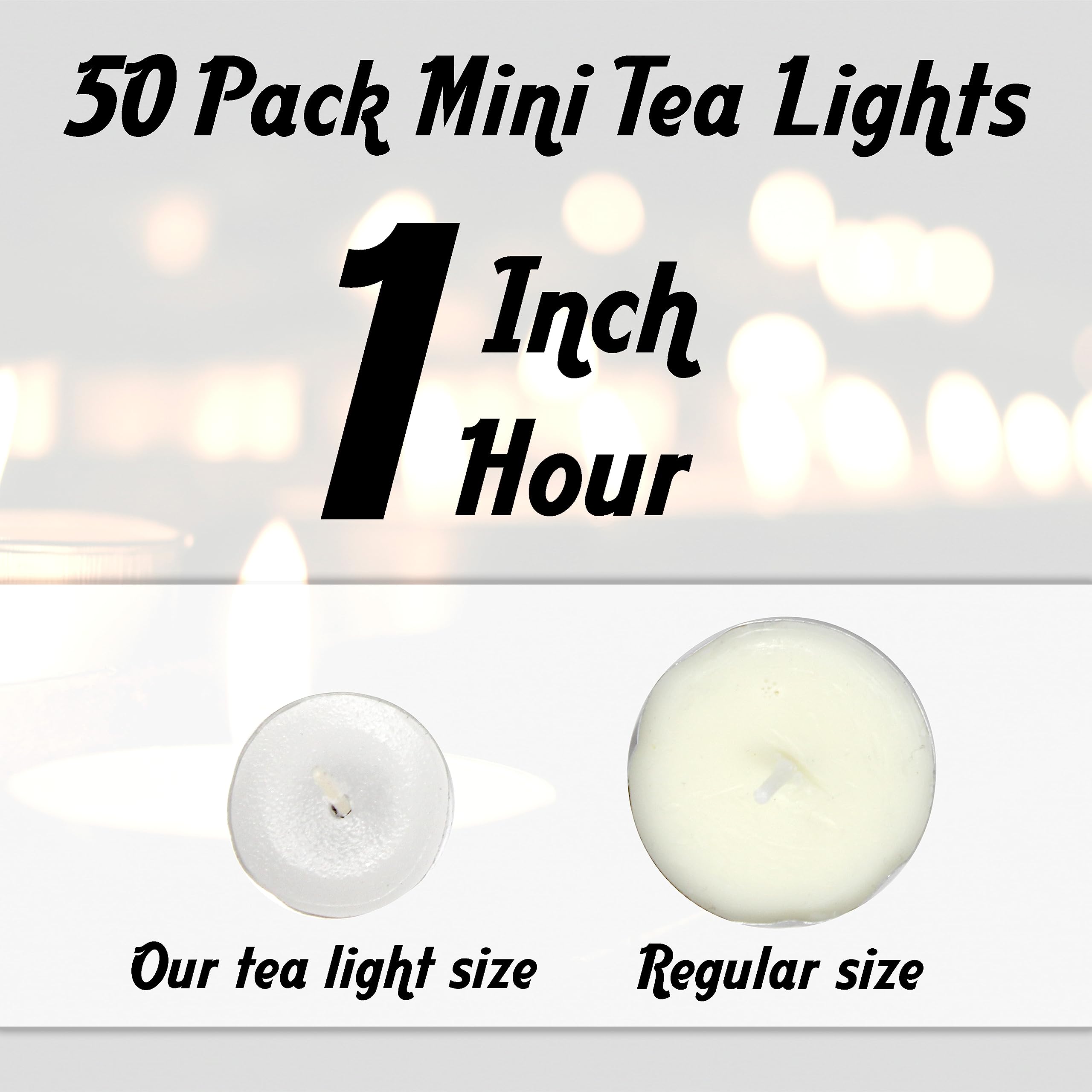 Unscented white travel candles for Shabbat lighting
