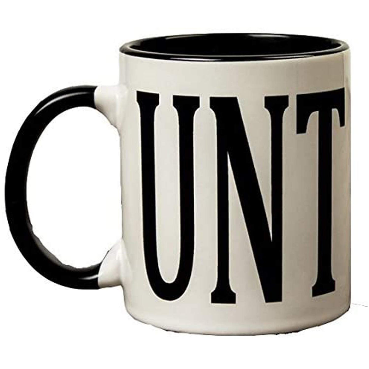 UNT 11 ounce coffee mug with black handle