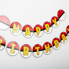 UOREND pre-string birthday banner easy to hang