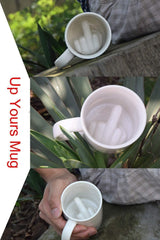 Ceramic 14oz Up Yours Mug coffee tea cup
