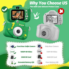 Upgrade Kids Camera 32G SD card and USB cable image