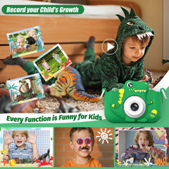 Upgrade Kids Camera dinosaur cartoon protective case image