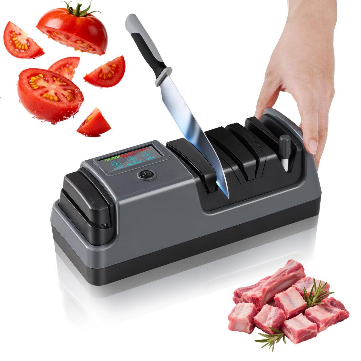Upgraded 5 in 1 electric knife sharpener product image