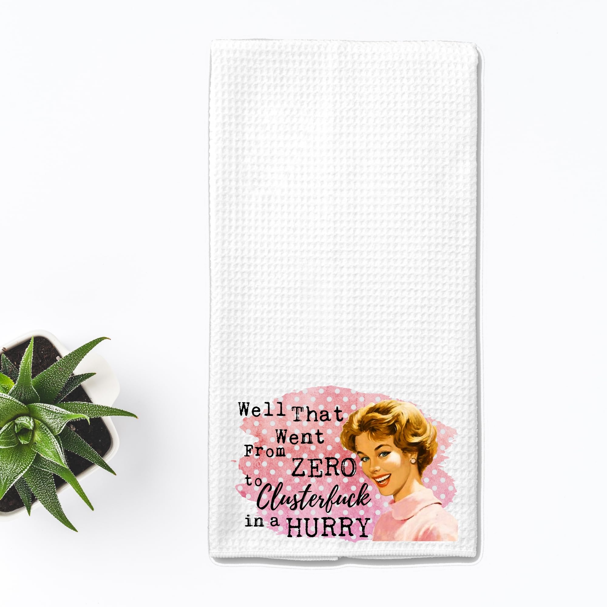 Machine washable microfiber towel for kitchen use