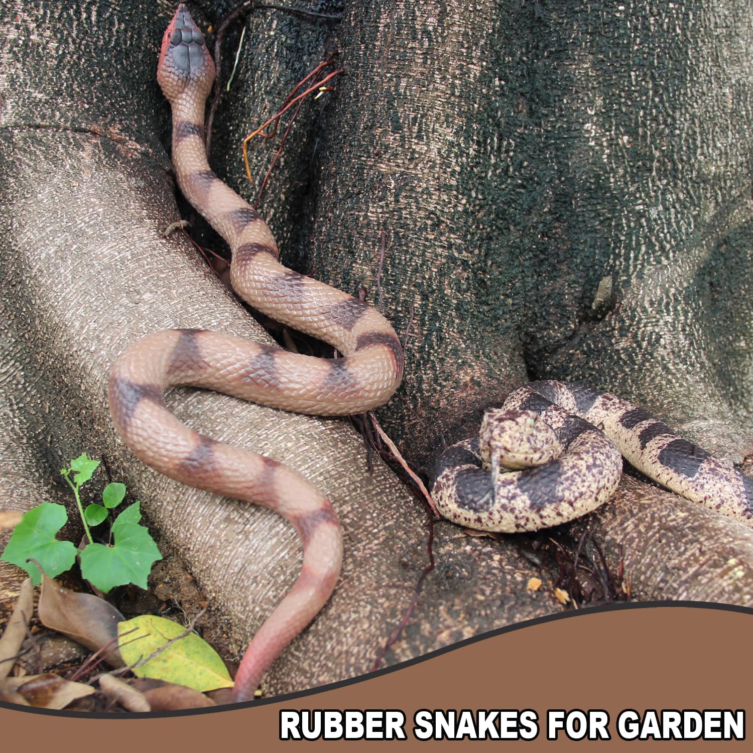 Upitry fake snake toy for party decor and pranks